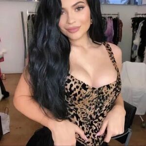 House of CB - Jacqueline Leopard Print Corset Bustier - Size XS